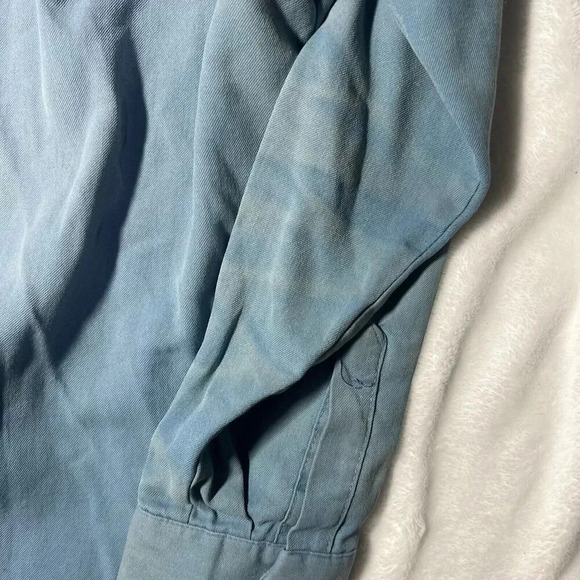 Armorex FR Flame Resistant Shirt Men XL Button Down Blue See Fading - Picture 5 of 6